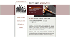 Desktop Screenshot of kancelarieadwokackie.net.pl